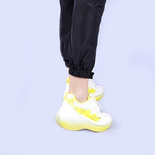 Дамски спортни обувки Sabah жълти, 4 - Kalapod.bg